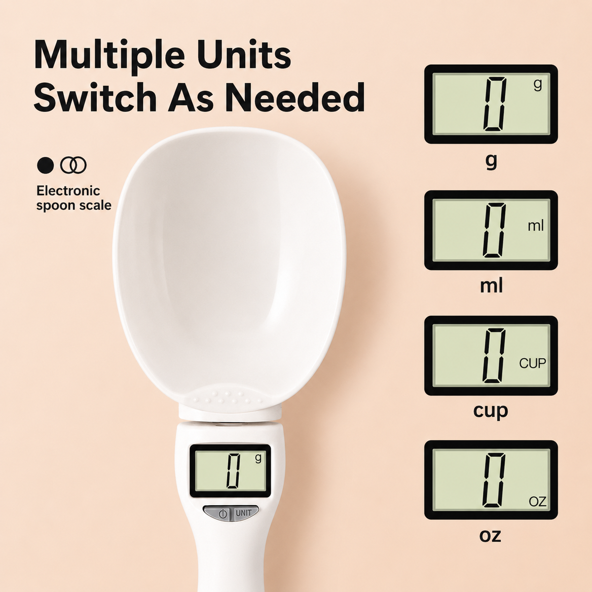🔥Smart Measuring Spoon 🥄⚖️ Precision Cooking Made Easy! 🎂☕