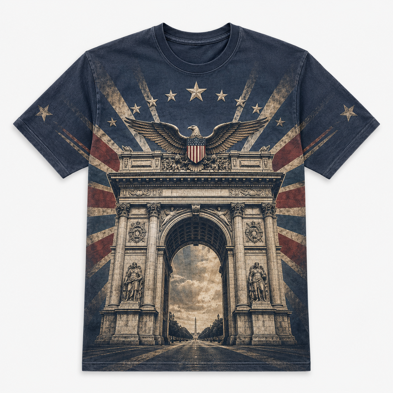 American Victory Arch Graphic T-Shirt