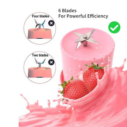 🥤 Portable Blend & Go Smoothie Bottle – One-Touch Shakes Anywhere