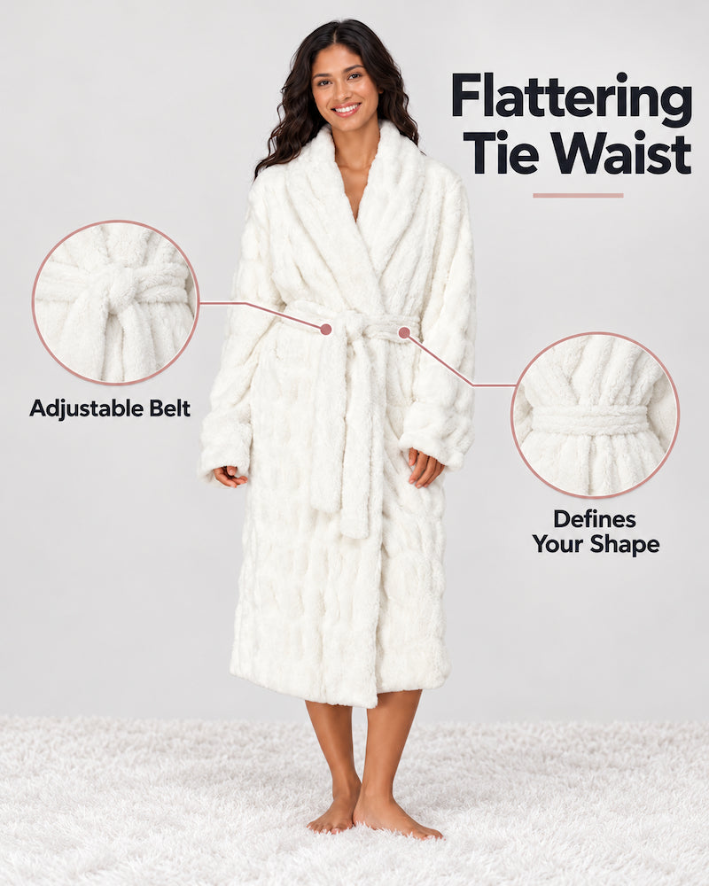 Plush Cloud-Like Ultra Cozy Fluffy Robe