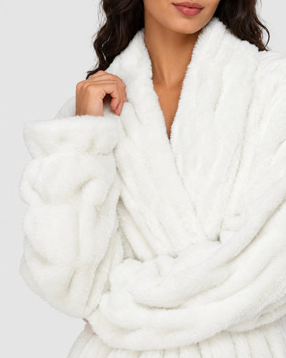 Plush Cloud-Like Ultra Cozy Fluffy Robe
