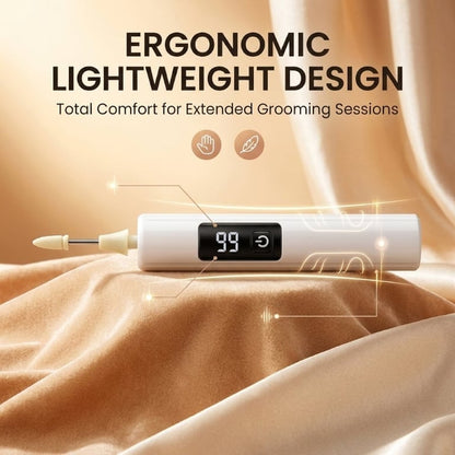 Electric Nail Grinder with LED Light
