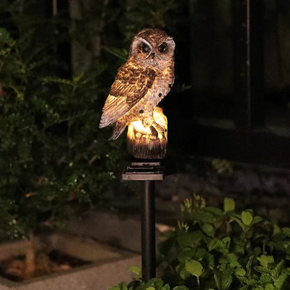 Waterproof Solar Owl Light – LED Pathway Light for Lawn, Garden & Outdoor Decor