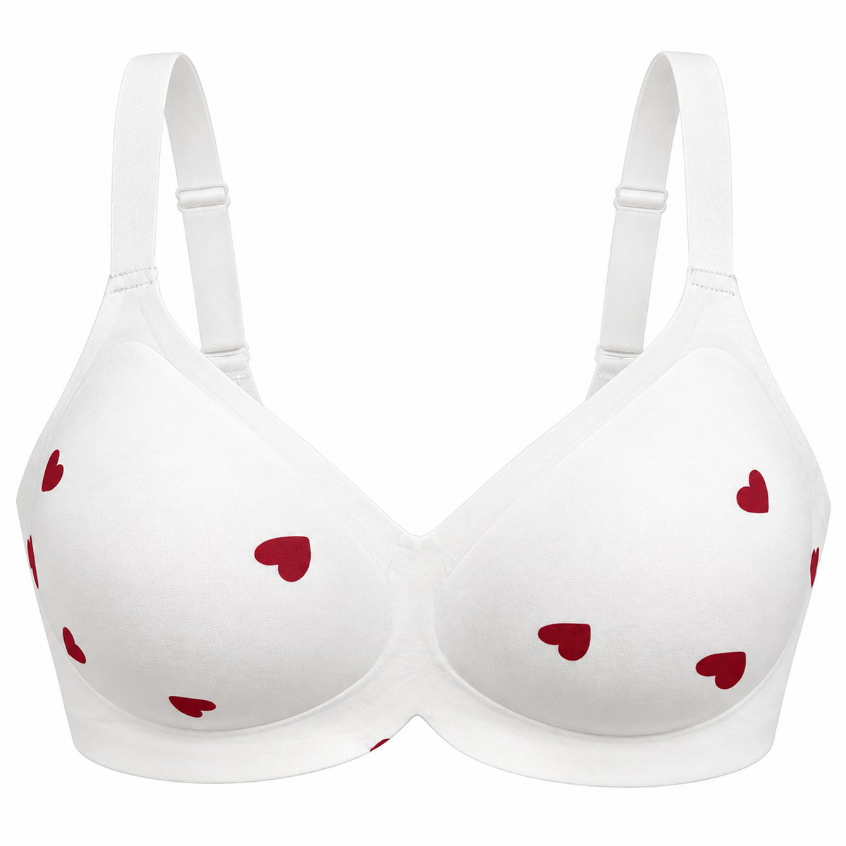 Women's Floral Seamless Jelly Wireless Push-Up Bra