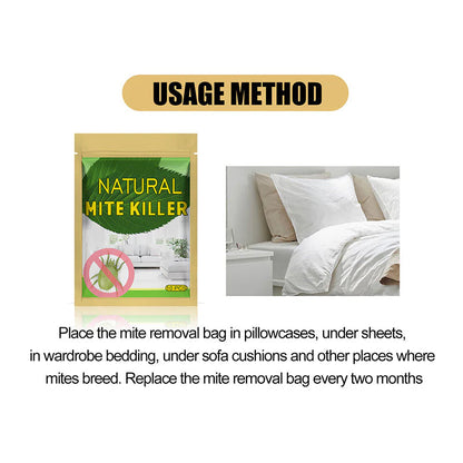 🎁Hot Sale 49% OFF🔥Natural Mite Control Sachet – Plant‑based, non‑toxic & safe around kids & pets