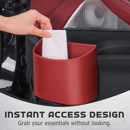 ⏳LIMITED-TIME OFFER! ⏰Organize Your Car Instantly! No-Slip Clip-On Leather Cup Holder