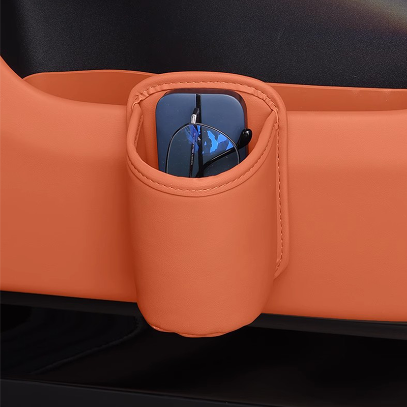 ⏳LIMITED-TIME OFFER! ⏰Organize Your Car Instantly! No-Slip Clip-On Leather Cup Holder