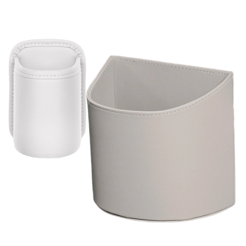 ⏳LIMITED-TIME OFFER! ⏰Organize Your Car Instantly! No-Slip Clip-On Leather Cup Holder