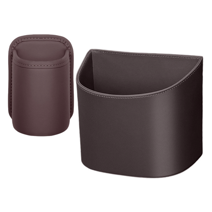 ⏳LIMITED-TIME OFFER! ⏰Organize Your Car Instantly! No-Slip Clip-On Leather Cup Holder