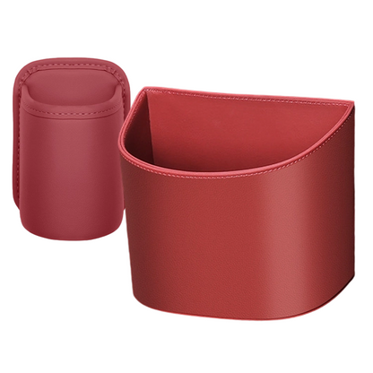 ⏳LIMITED-TIME OFFER! ⏰Organize Your Car Instantly! No-Slip Clip-On Leather Cup Holder