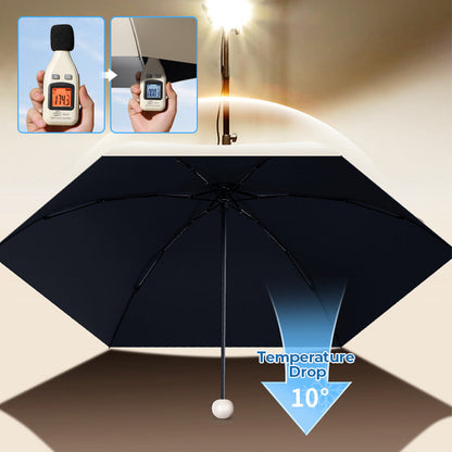 Portable Capsule Umbrella with Dual Purpose Design