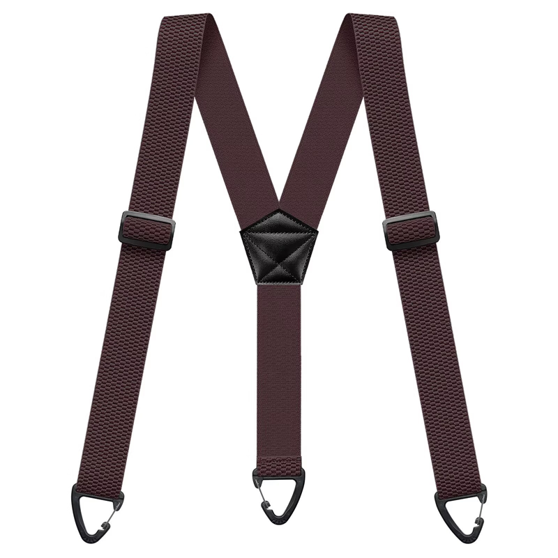 Men's X-Back Suspenders with Heavy-Duty Hook Clips – Wide, Adjustable & Durable for Work & Casual