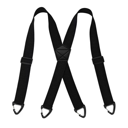 Men's X-Back Suspenders with Heavy-Duty Hook Clips – Wide, Adjustable & Durable for Work & Casual