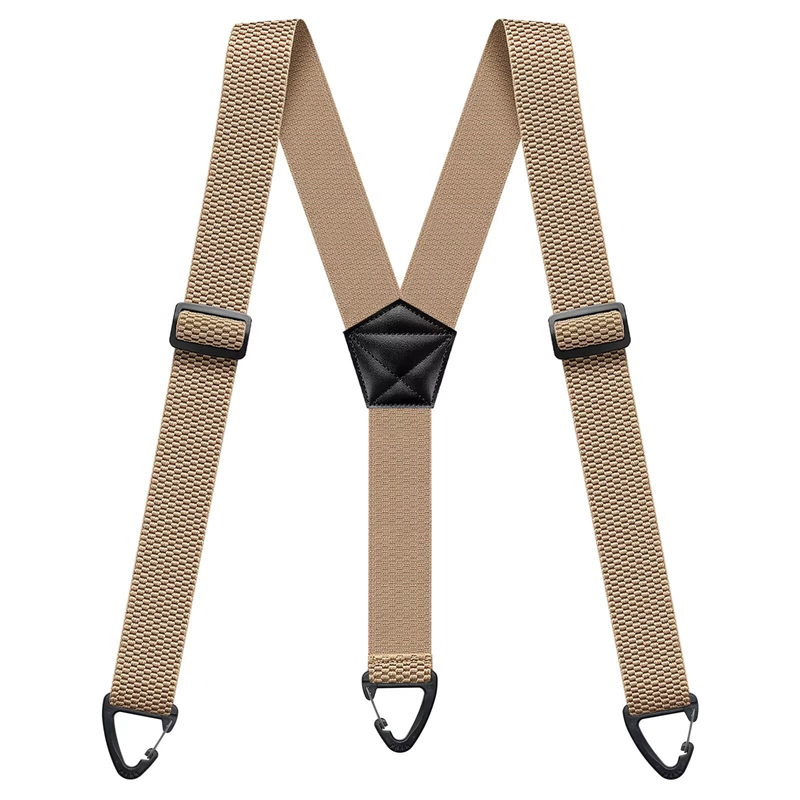 Men's X-Back Suspenders with Heavy-Duty Hook Clips – Wide, Adjustable & Durable for Work & Casual