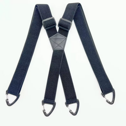 Men's X-Back Suspenders with Heavy-Duty Hook Clips – Wide, Adjustable & Durable for Work & Casual