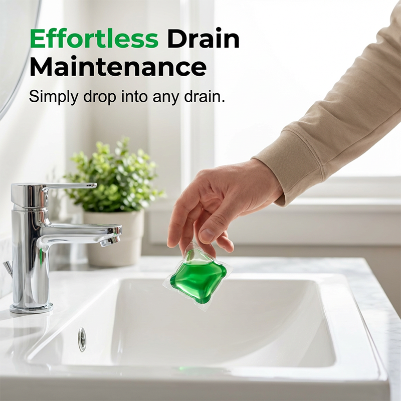 Drain Deodorizer Pods – Bio-Enzyme Odor Eliminator