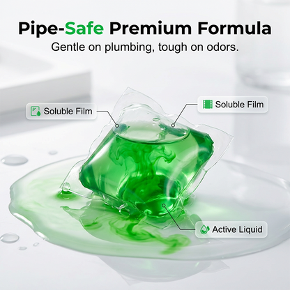 Drain Deodorizer Pods – Bio-Enzyme Odor Eliminator
