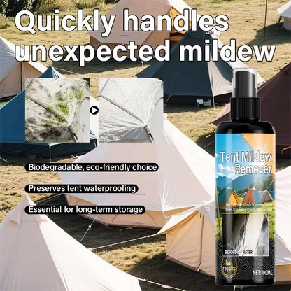 ✨Limited-time free cleaning cloths Outdoor Mold & Mildew Stain Remover for Tents Awnings & Waterproof Fabrics