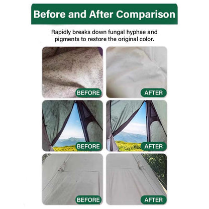 ✨Limited-time free cleaning cloths Outdoor Mold & Mildew Stain Remover for Tents Awnings & Waterproof Fabrics