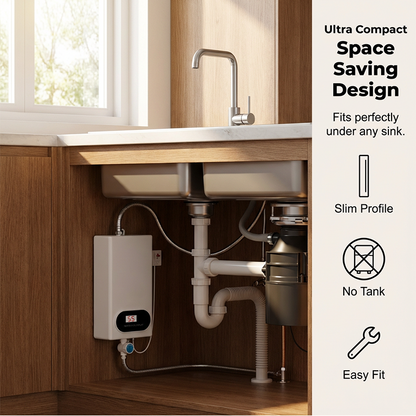 Compact & Safe Instant Electric Water Heater
