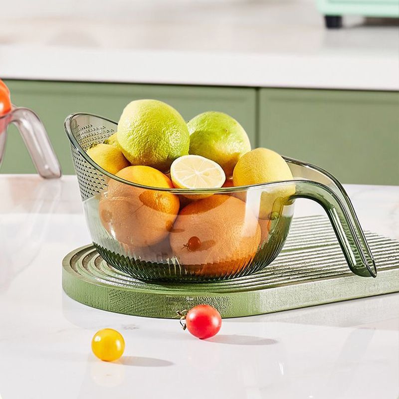 2-in-1 Rice Washing & Straining Bowl with Handle