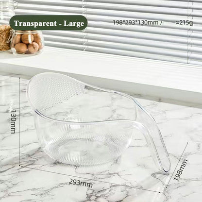 2-in-1 Rice Washing & Straining Bowl with Handle