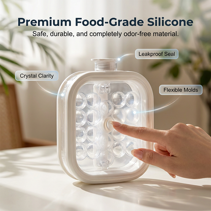 Portable Silicone Ice Ball Maker Kettle