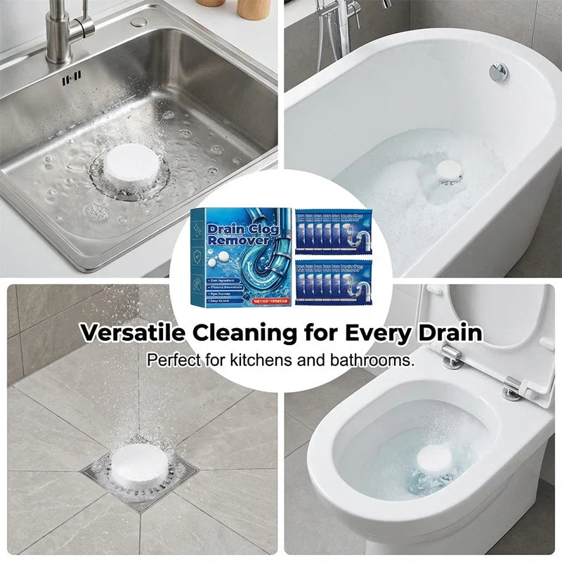Effervescent Drain Clog Remover Tablets 🔥BUY 1 GET 1 FREE (30 TABLETS)🔥