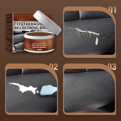 Leather Repair Paste for Scratches, Scuffs and Color Restoration