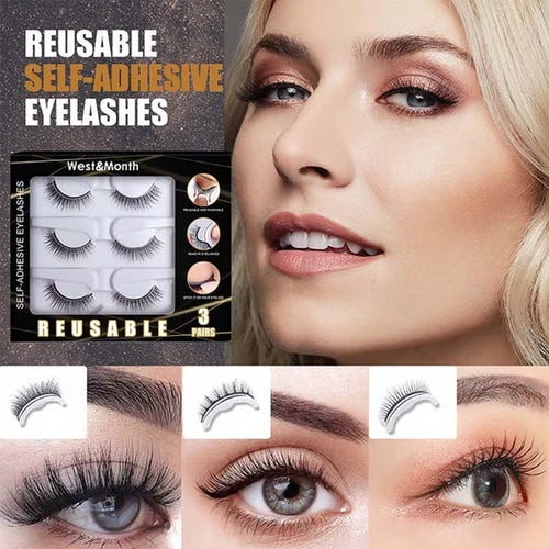 🔥2026 Hot Sale 50% OFF✨Reusable Self-Adhesive False Eyelashes