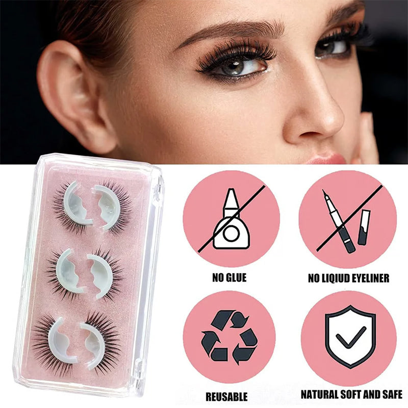 🔥2026 Hot Sale 50% OFF✨Reusable Self-Adhesive False Eyelashes