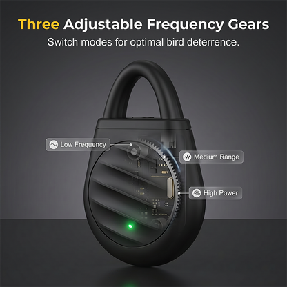 🔥Limited time offer Buy 2 get 3 free！🐦No more trouble from birds, beasts and locusts！Portable Ultrasonic Bird Repellent Keychain