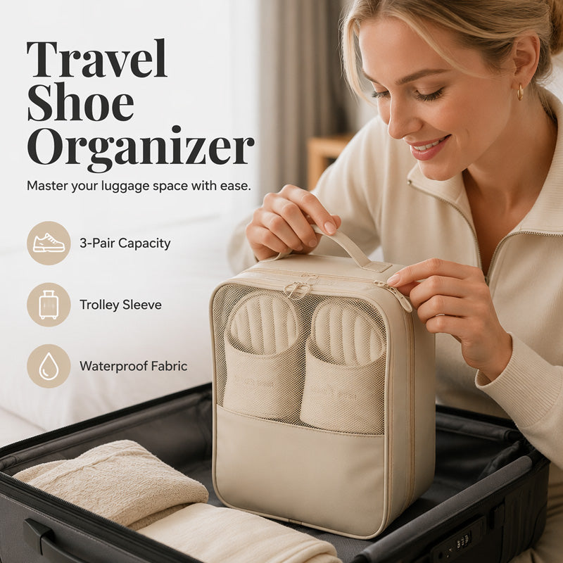 Portable Travel Shoe Bag for Luggage