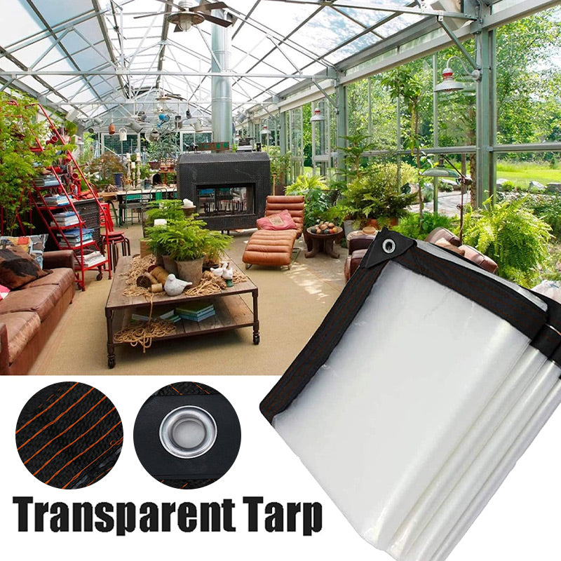 🏕️ 50% OFF NOW! 🛡️ Heavy-Duty Transparent Waterproof Insulated Tarp – Durable, weatherproof & easy to set up – Perfect for outdoor shelter & campsite protection 🌧️