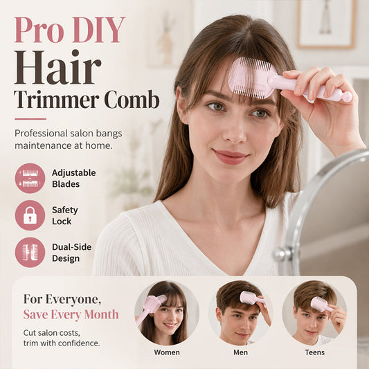 Portable Dual Use Hair Trimming Comb