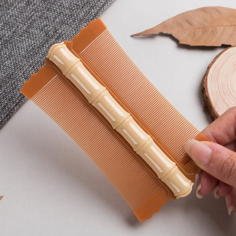 Bamboo Double-Sided Fine Tooth Comb