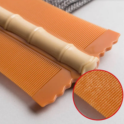 Bamboo Double-Sided Fine Tooth Comb