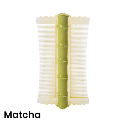 Bamboo Double-Sided Fine Tooth Comb