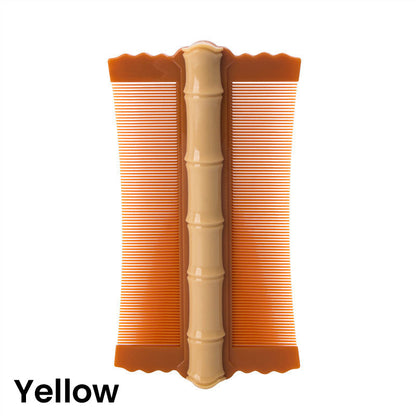 Bamboo Double-Sided Fine Tooth Comb