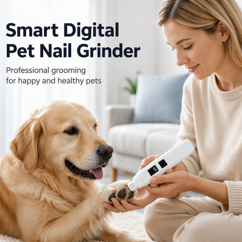 Low-Noise Electric Pet Nail Grinder for Dogs and Cats