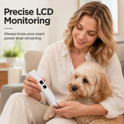 Low-Noise Electric Pet Nail Grinder for Dogs and Cats