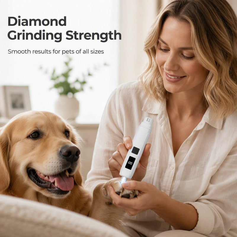 Low-Noise Electric Pet Nail Grinder for Dogs and Cats
