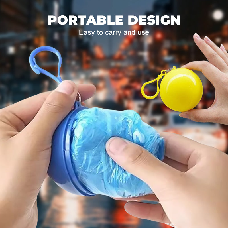 🔥Limited Time Promotion 50% OFF🔥Mini Ball Shape Disposable Raincoat(Buy 1 Get 1 Free)