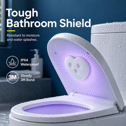 💡 50% OFF! 50K+ sold! UVC toilet sterilizer – smart sensor, heart-shaped design, keeps toilet fresher with UV light! 🚽✨