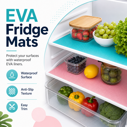 Waterproof Non Slip Refrigerator Shelf Liners