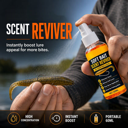 🎣 Give Your Soft Bait an Extra Edge ✨ Easy-Spray Scent Booster for Fishing Trips & Outdoor Angling