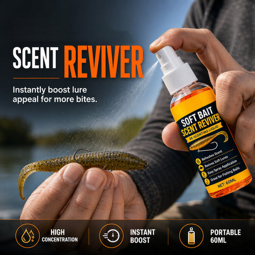 🎣 Give Your Soft Bait an Extra Edge ✨ Easy-Spray Scent Booster for Fishing Trips & Outdoor Angling