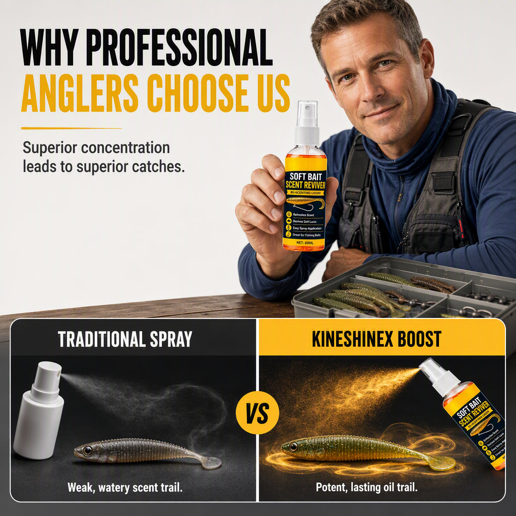 🎣 Give Your Soft Bait an Extra Edge ✨ Easy-Spray Scent Booster for Fishing Trips & Outdoor Angling