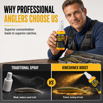 🎣 Give Your Soft Bait an Extra Edge ✨ Easy-Spray Scent Booster for Fishing Trips & Outdoor Angling