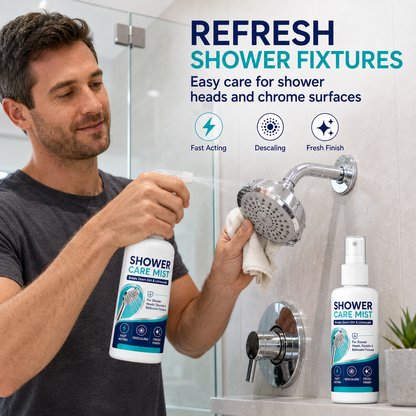 Fast-Acting Limescale Remover Spray for Showerheads and Faucets
